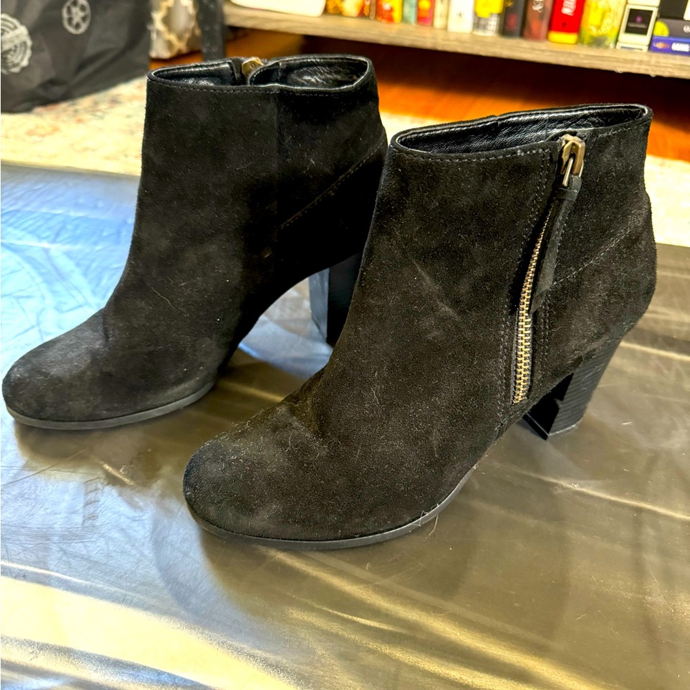 Cole Haan suede booties